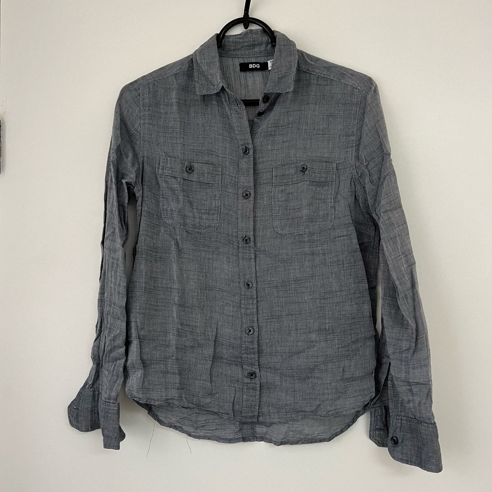 BDG | Buttondown Blue Shirt Size XS